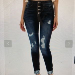 High waisted kancan jeans